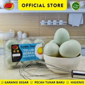 6 Butir - Telur Bebek Amalia Telur PREMIUM Garansi Segar
