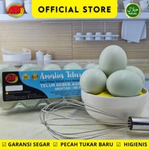 10 Butir - Telur Bebek Asin Mentah Amalia Telur PREMIUM Garansi Segar